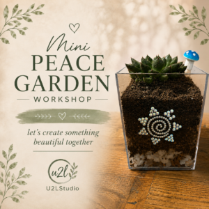 Mini Peace Garden - Make Your Own Terrarium